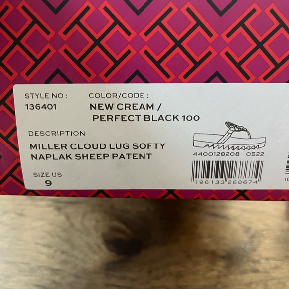 Tory Burch Miller Cloud Lug sandals size 9 - Picture 7 of 16